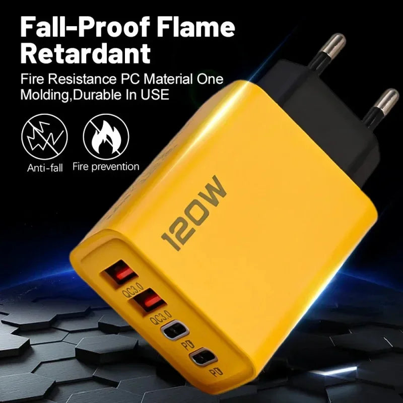 Super fast charger 120W EU/US plug