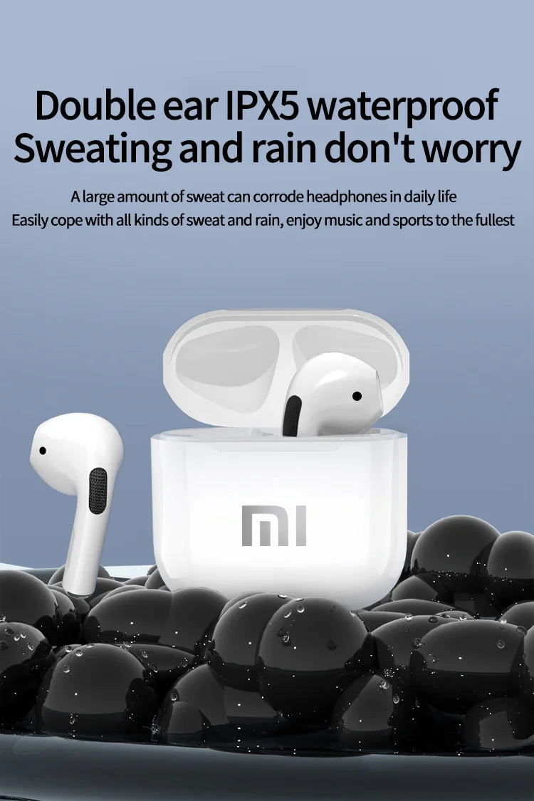 XIAOMI Wireless In Ear Headphone AP05 HiFi Stereo Sound Headphone Buds5 Bluetooth5.3 Headset With Silicone Case For Android iOS