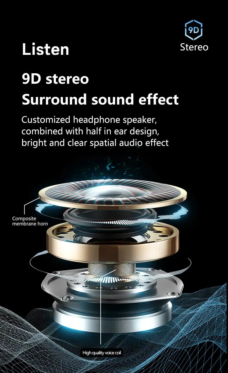 XIAOMI Wireless In Ear Headphone AP05 HiFi Stereo Sound Headphone Buds5 Bluetooth5.3 Headset With Silicone Case For Android iOS