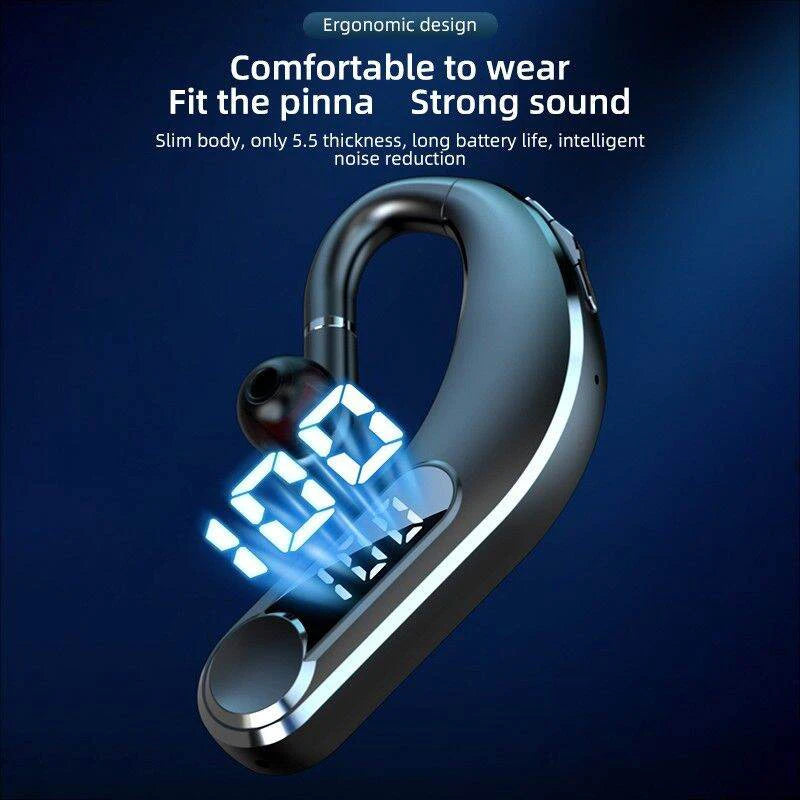 M22 Business headset 5.2 Bluetooth Earphone long battery life Wireless Earphone Handsfree Sports Earbuds With Mic LED Displa