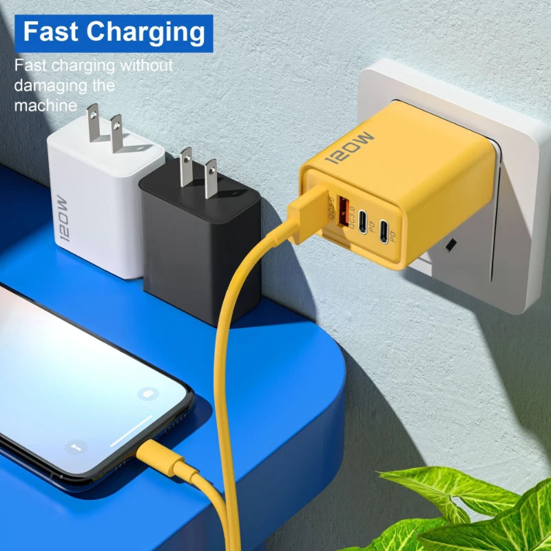 Super fast charger 120W EU/US plug