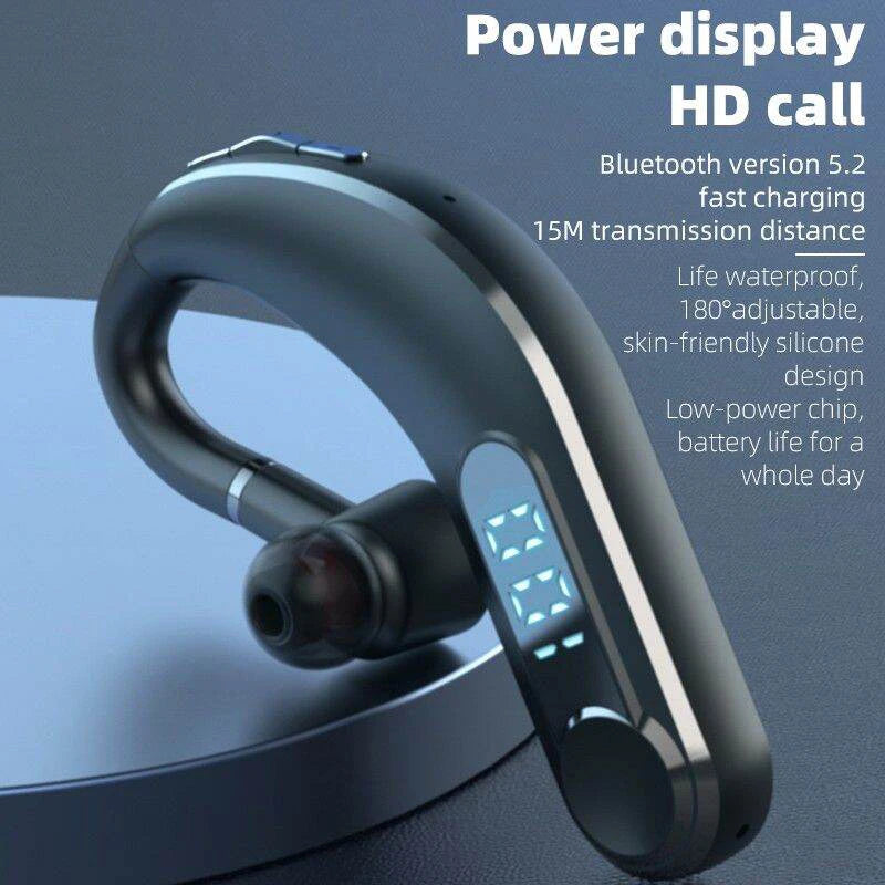 M22 Business headset 5.2 Bluetooth Earphone long battery life Wireless Earphone Handsfree Sports Earbuds With Mic LED Displa