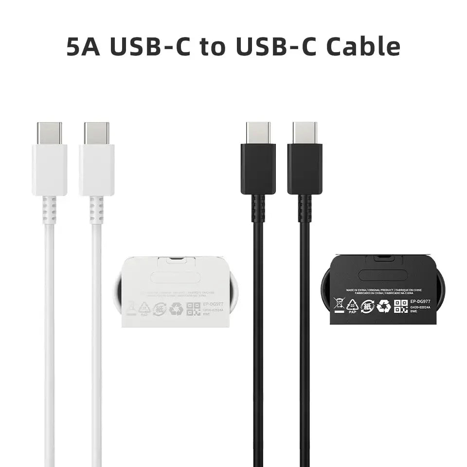 PD 45W Super Fast Charger For Samsung Galaxy S24 Ultra S23 S22 S21 S20 Note 10 20 Plus A54 A53 5G USB Type C Fast Charging Cable